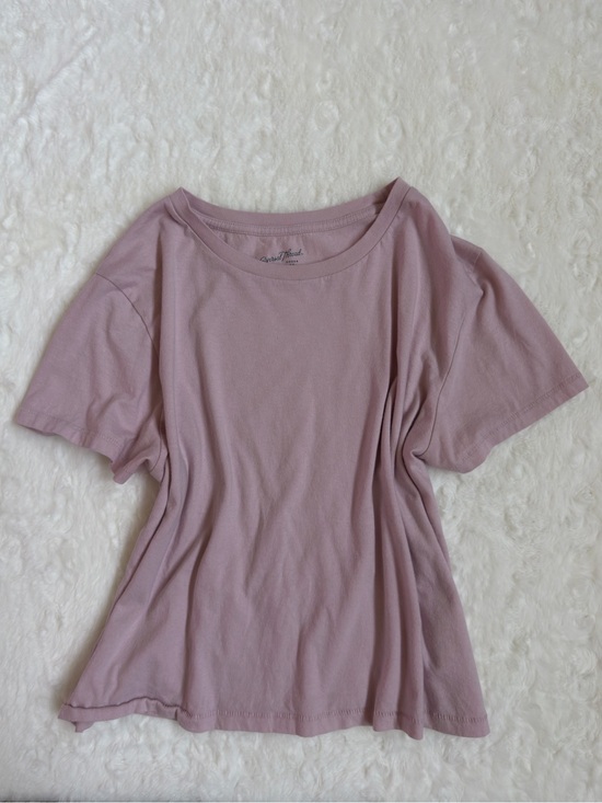 Universal Thread Tops - Universal Thread Lavender Scoop Neck Short Sleeve Tee